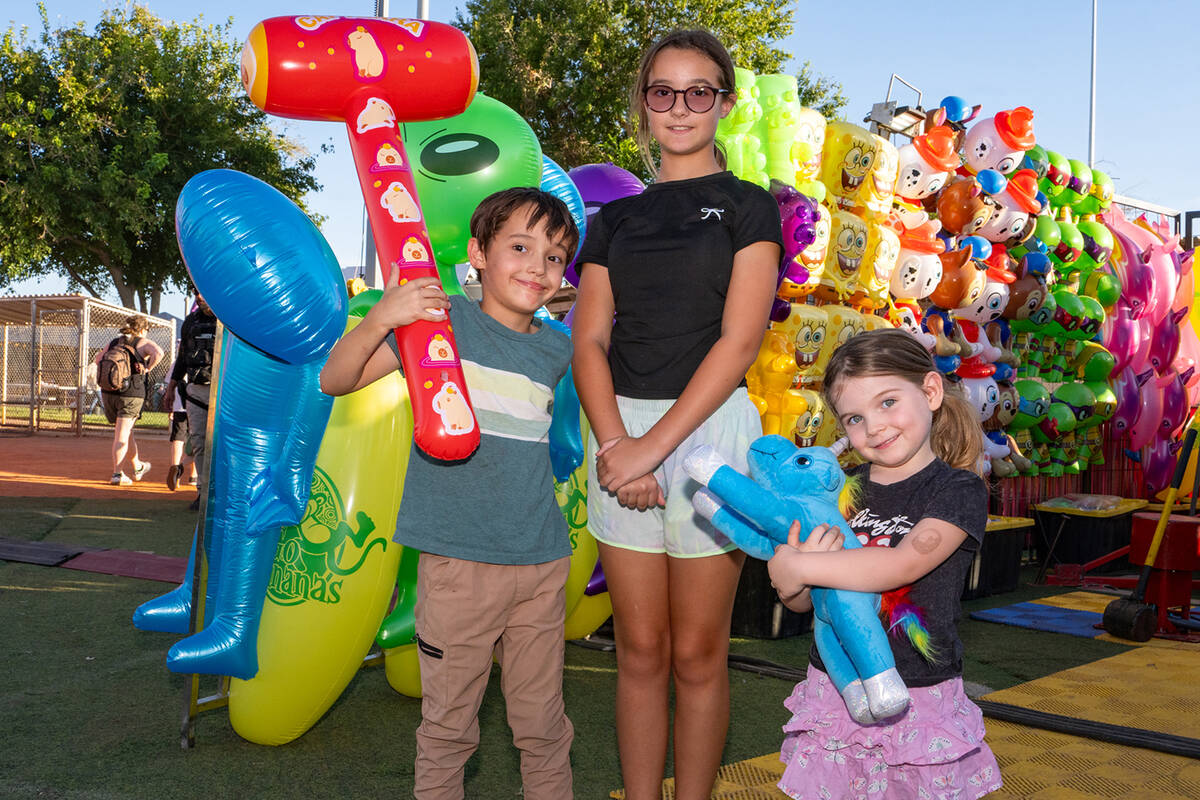 The Pahrump Fall Festival was a fun time for the entire family and these youngsters were out en ...
