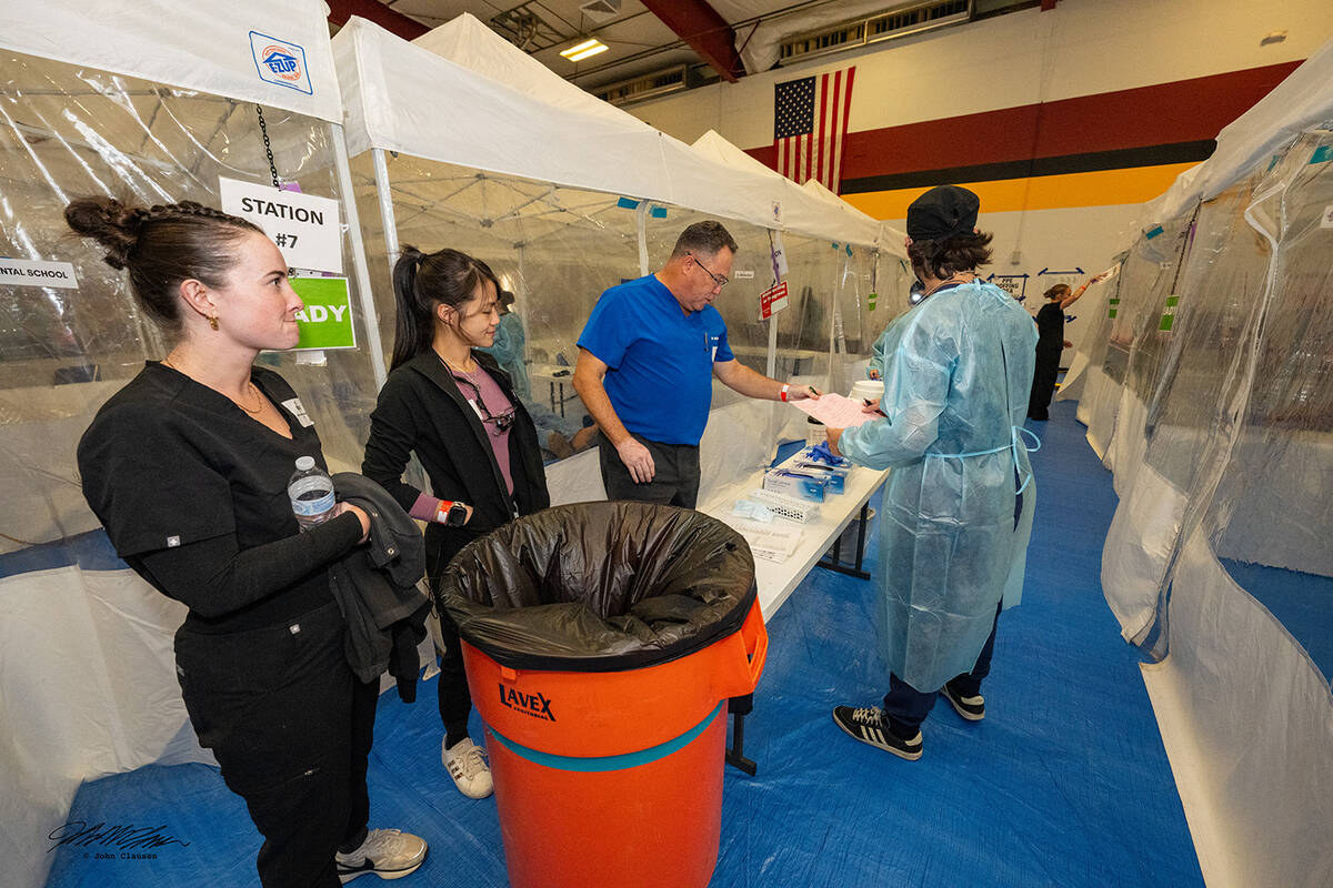According to a RAM press release, over 465 volunteers helped throughout the two-day clinic. Thi ...