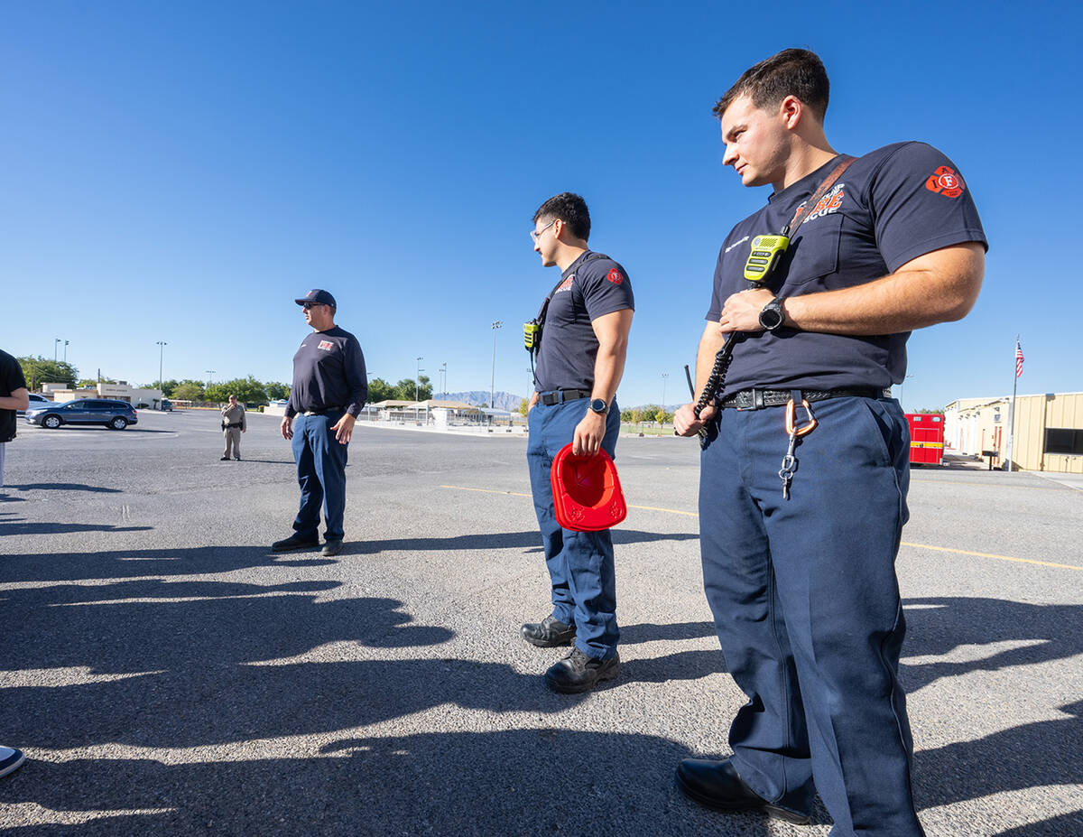In addition to the sheriff's office, the children also got to spend time at Pahrump Valley Fire ...