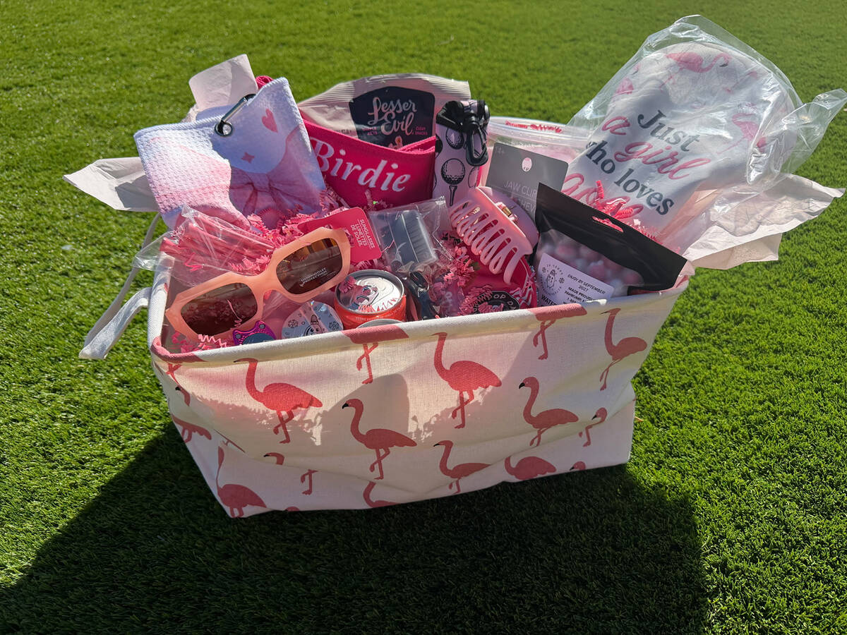 Another Breast Cancer Awareness initiative for the Pahrump Soroptimist Club was the donation of ...