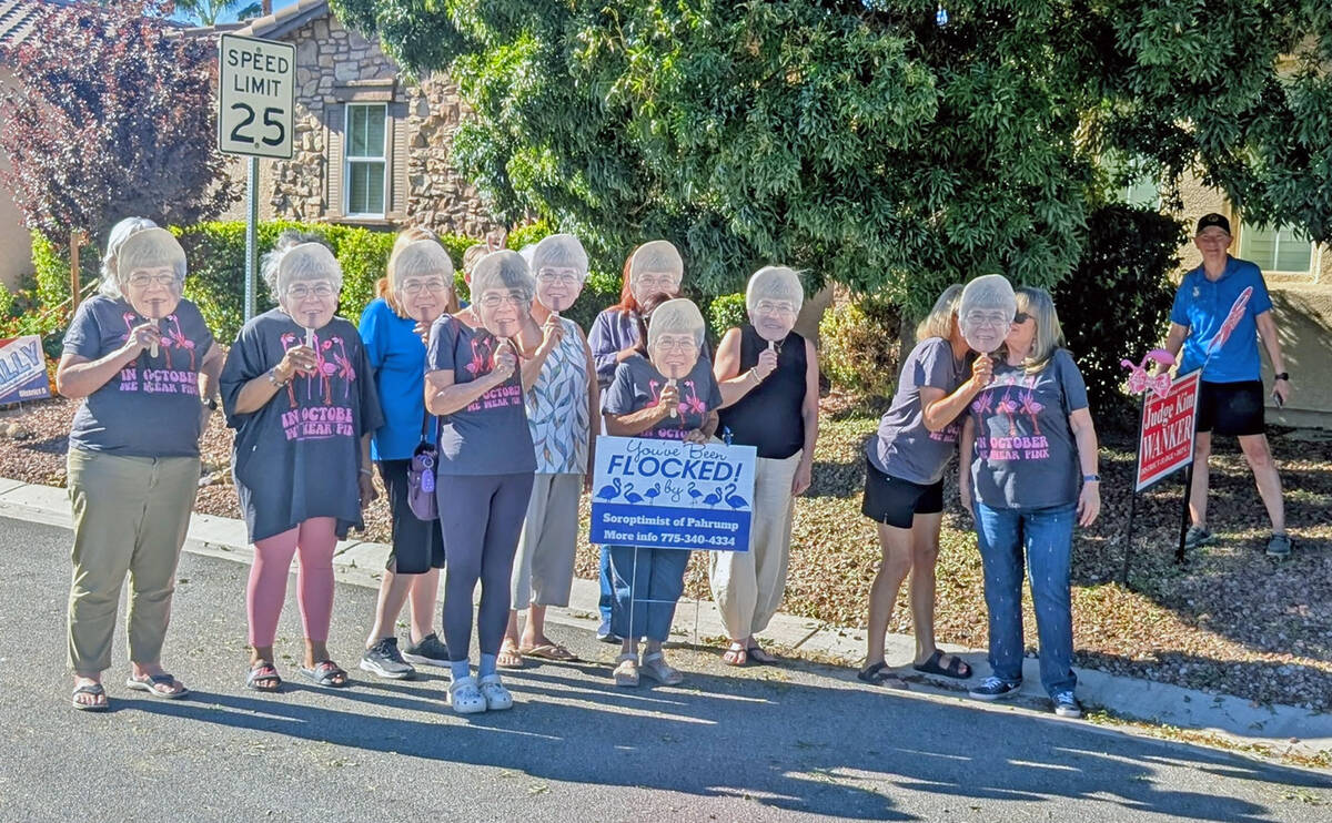 Soroptimist International Pahrump Valley is marking Breast Cancer Awareness Month with special ...