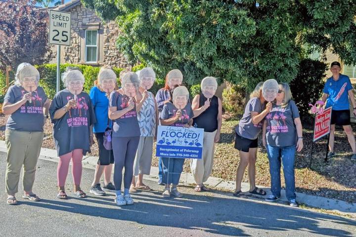 Soroptimist International Pahrump Valley is marking Breast Cancer Awareness Month with special ...