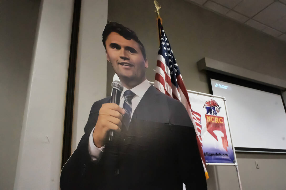 Charlie Kirk founded Turning Point USA. Kirk was fatally shot last year at Utah Valley Universi ...