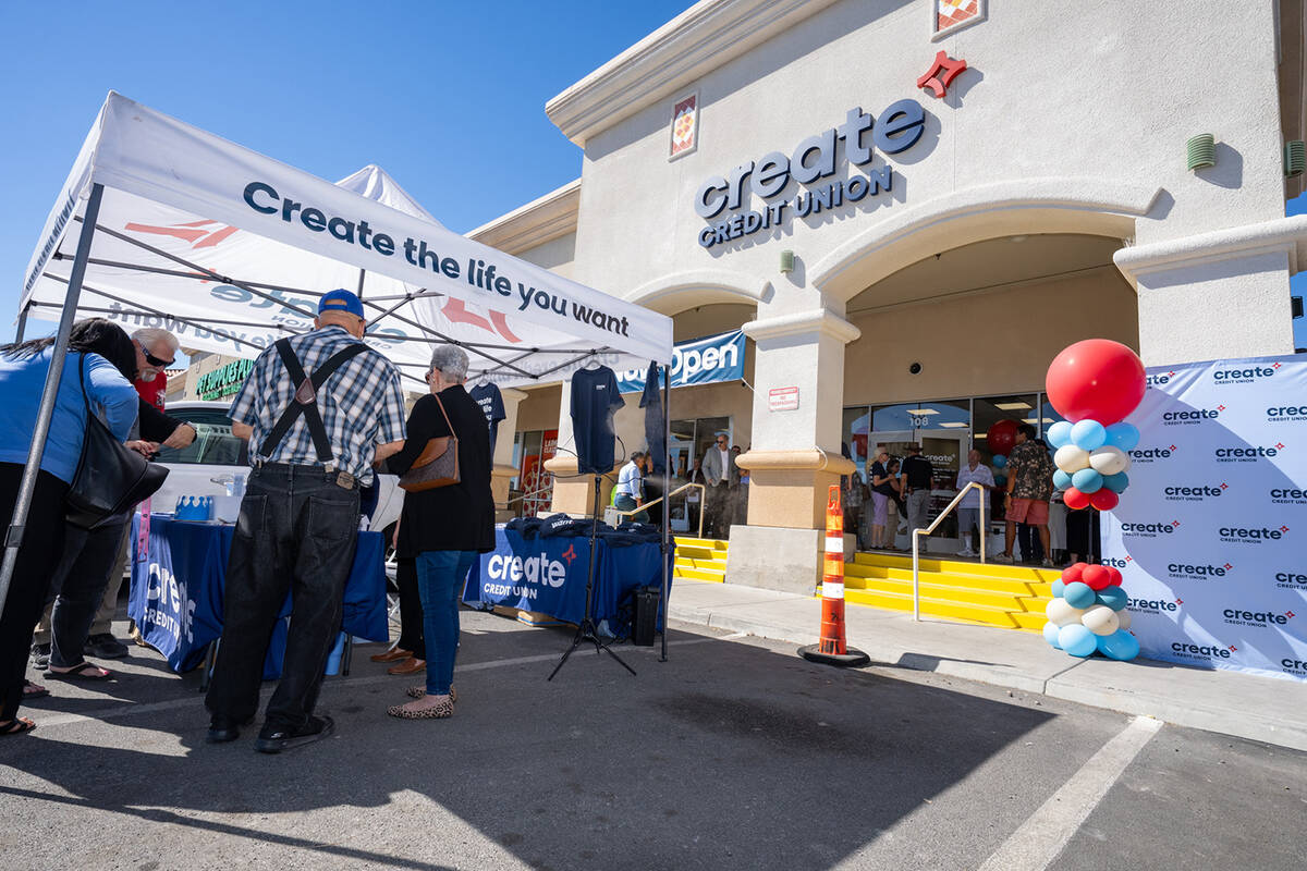 Clark County Credit Union rebranded as Create Credit Union earlier this year. The new location ...