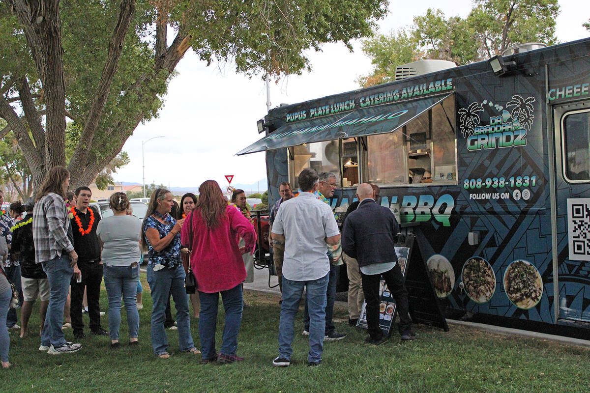 The Da Bruddah's Grindz food truck was parked at the Calvada Eye throughout the ACORN Luau, ser ...