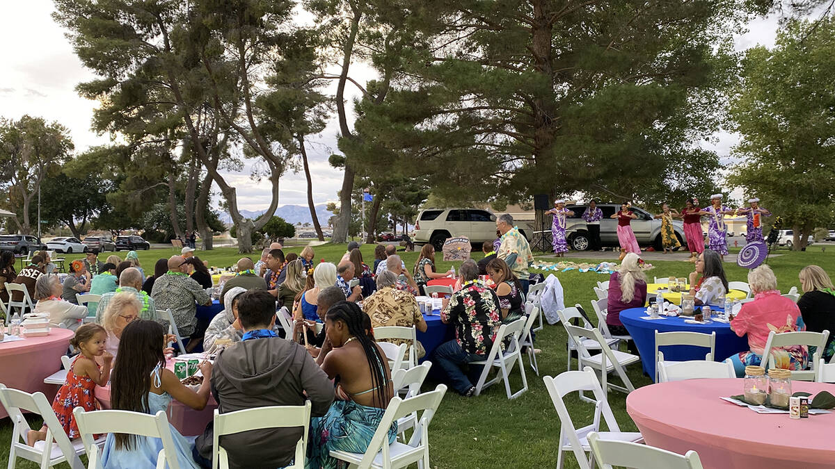 The ACORN Luau drew nearly 150 people to the Calvada Eye for a night of island-themed fun for a ...