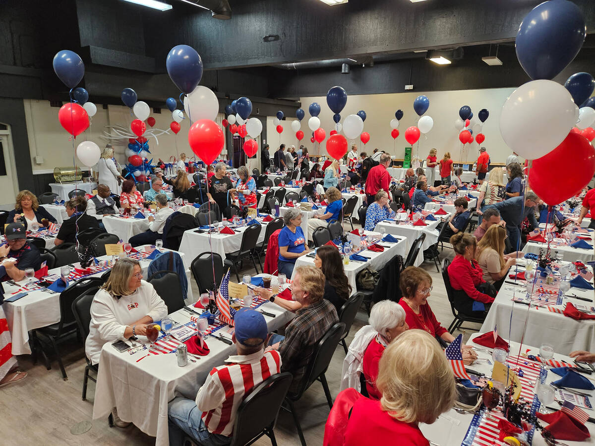 The Saddle West Showroom was a sea of red, white and blue the night of October 11 as the Rotary ...