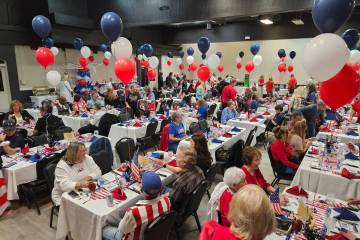 The Saddle West Showroom was a sea of red, white and blue the night of October 11 as the Rotary ...