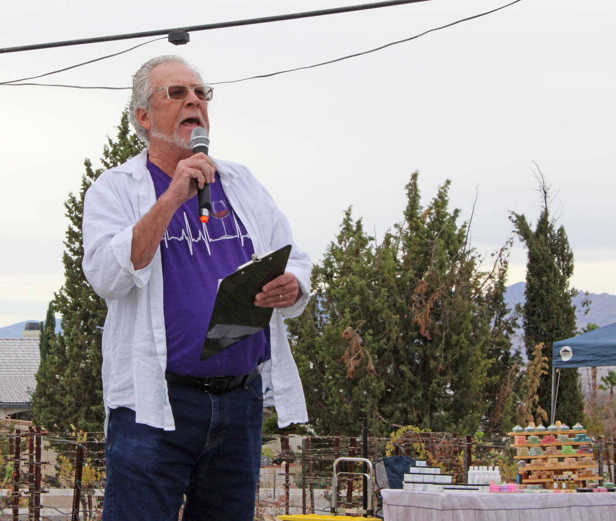 The 2026 Grape Stomp. (Robin Hebrock/Pahrump Valley Times)