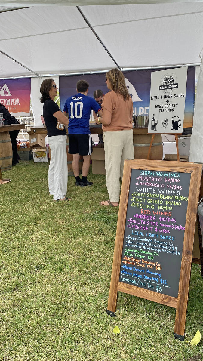 The Grape Stomp brought a day of drinks, food, vendors and fun to the valley and the wine and b ...
