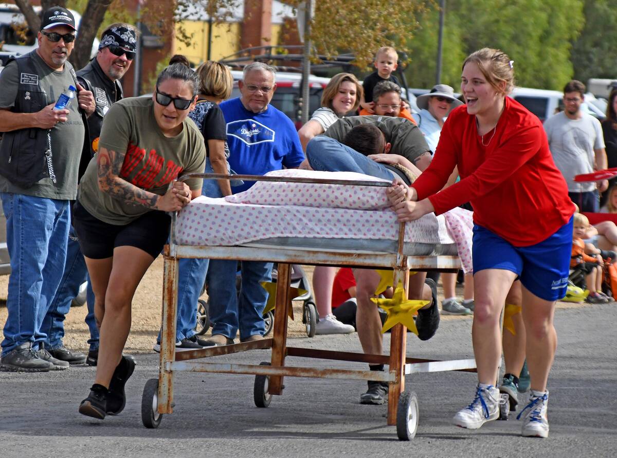 One of the most popular and laughter-inducing activities at Beatty Days each year are the Bed R ...