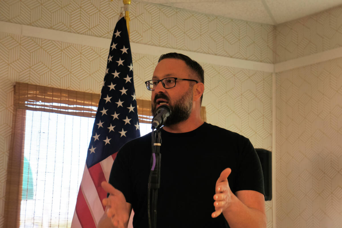 “We have to have voter ID in the state of Nevada," said incumbent District 36 Assemblyman and ...