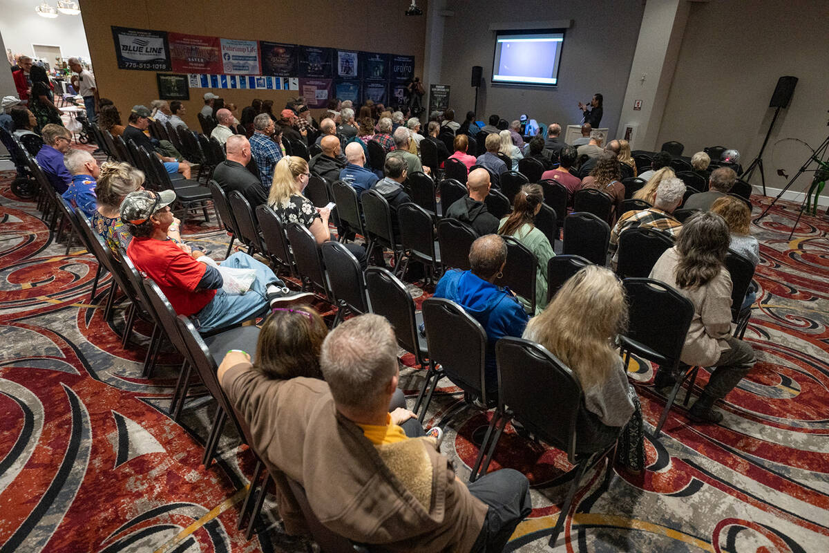 The second annual Pahrump Alien Conference was held on Saturday, Oct. 24, drawing crowds throug ...