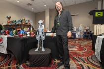 “It’s better this year,” said local ufologist Joseph De La Torre. (John Clausen/Pahrump V ...