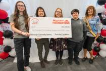 The Pahrump Community Library received more than $5,000 through the Pizza Hut Foundation's Slic ...