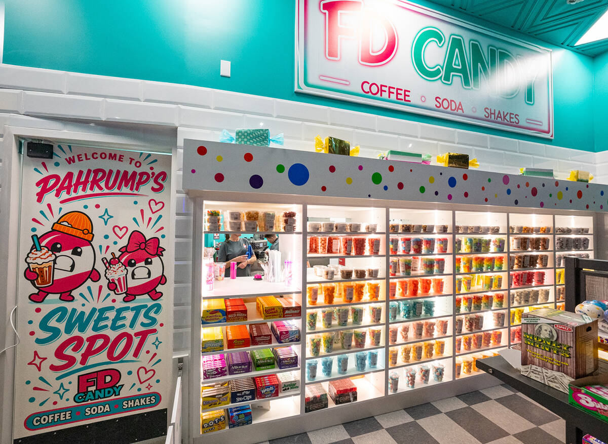 FD Candy offers an assortment of freeze-dried candies, along with coffee, sodas, shakes and oth ...