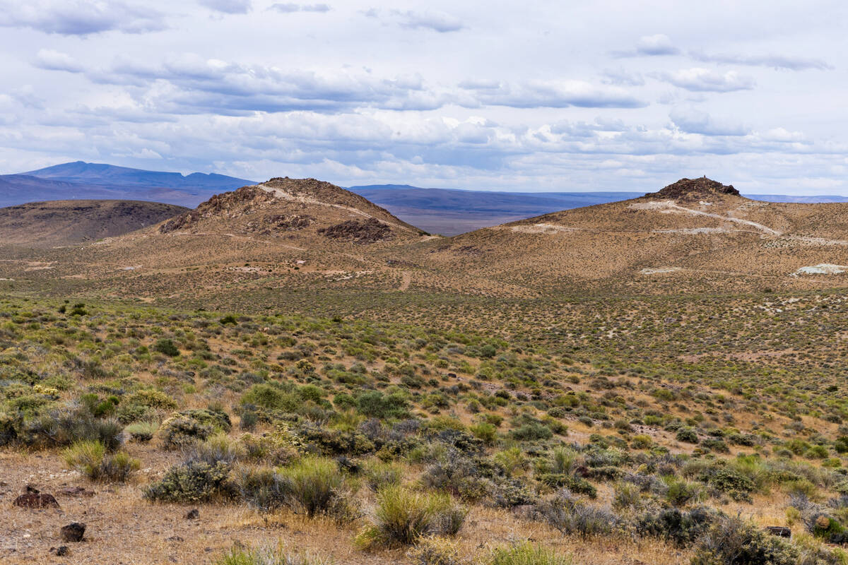 AngloGold Ashanti's proposed North Bullfrog gold mine near Beatty. (L.E. Baskow/Las Vegas Revie ...