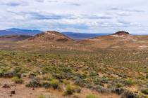 AngloGold Ashanti's proposed North Bullfrog gold mine near Beatty. (L.E. Baskow/Las Vegas Revie ...