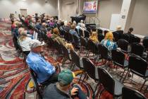 The Nye County Republican Club held it's final debate night for local 2026 general election rac ...