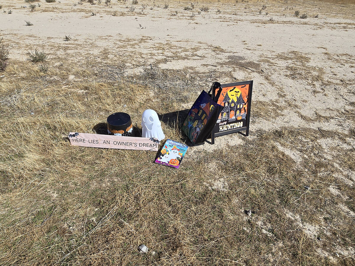 Embracing the Halloween theme, the Resurrecting Pahrump's Zombie Lots event included several ut ...